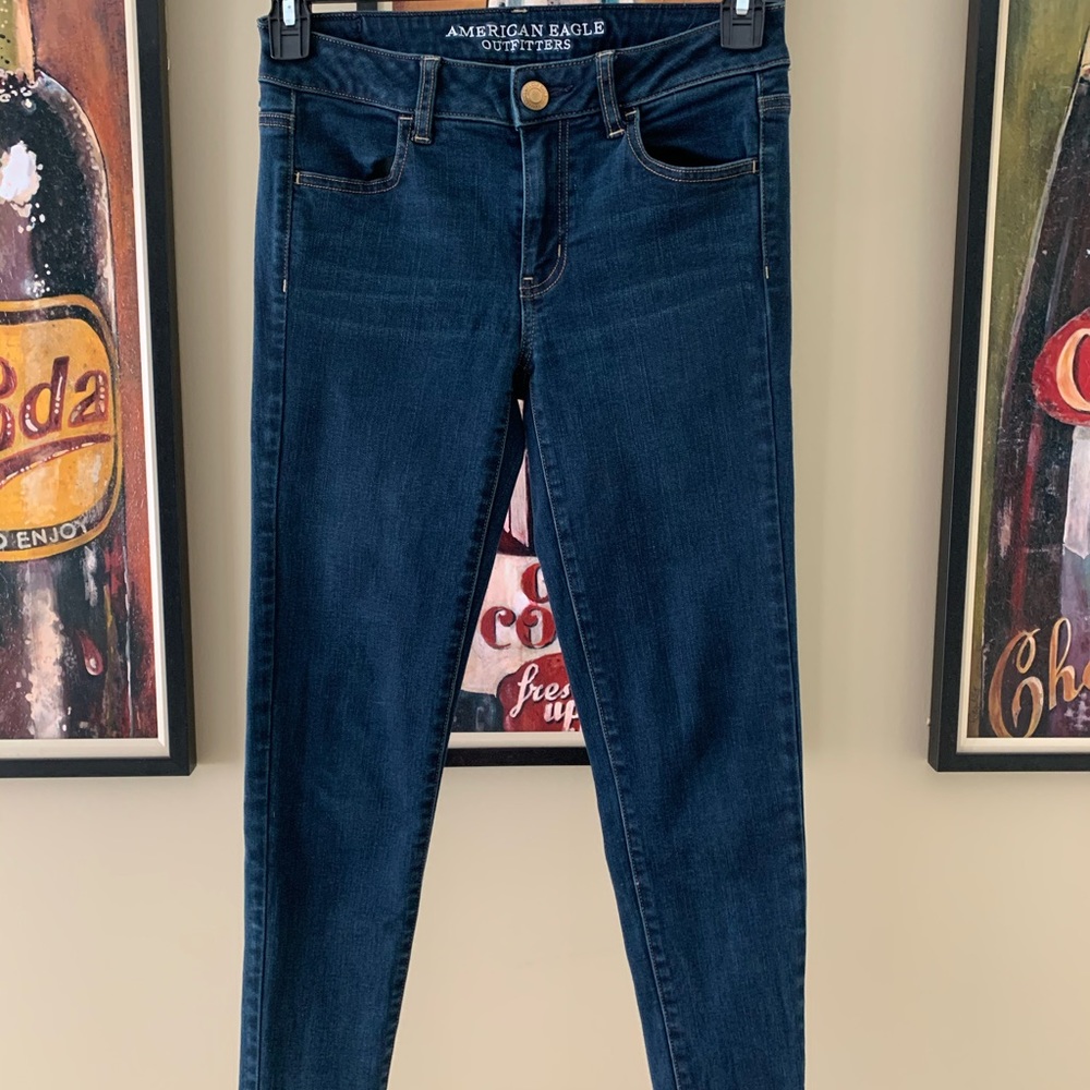 AMERICA EAGLE blue jeggings